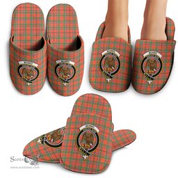 Scottish Munro Ancient Clan Family Crest Tartan House Slippers
