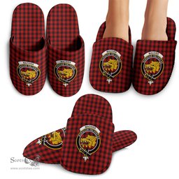 Scottish MacIver Clan Family Crest Tartan House Slippers