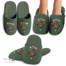 Scottish MacKinnon Hunting Ancient Clan Family Crest Tartan House Slippers