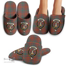 Scottish Matheson Ancient Clan Family Crest Tartan House Slippers