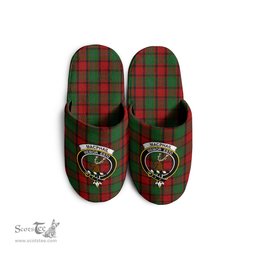 Scottish MacPhail Clan Family Crest Tartan House Slippers