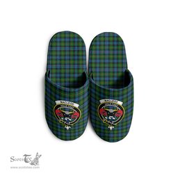 Scottish MacLeod of Skye Clan Family Crest Tartan House Slippers
