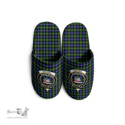 Scottish MacNeil of Barra Modern Clan Family Crest Tartan House Slippers