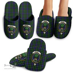 Scottish Mowat Clan Family Crest Tartan House Slippers