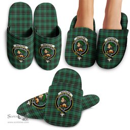 Scottish MacAlpin Ancient Clan Family Crest Tartan House Slippers