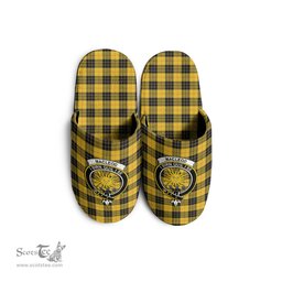 Scottish MacLeod of Lewis Ancient Clan Family Crest Tartan House Slippers
