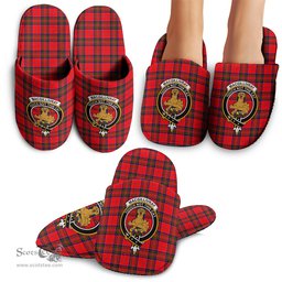 Scottish MacGillivray Modern Clan Family Crest Tartan House Slippers