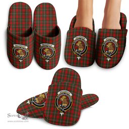 Scottish MacGregor Clan Family Crest Tartan House Slippers