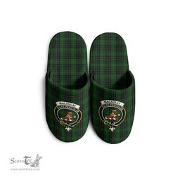 Scottish MacAulay Hunting Clan Family Crest Tartan House Slippers