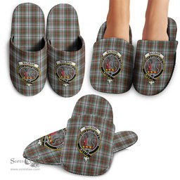 Scottish MacBain Dress Clan Family Crest Tartan House Slippers