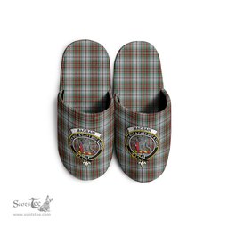 Scottish MacBain Dress Clan Family Crest Tartan House Slippers
