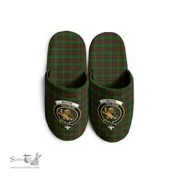 Scottish MacFie Hunting Clan Family Crest Tartan House Slippers