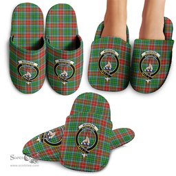 Scottish Muirhead Clan Family Crest Tartan House Slippers