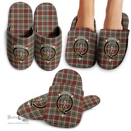Scottish MacAlister Dress Clan Family Crest Tartan House Slippers