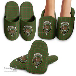 Scottish MacKinnon Hunting Modern Clan Family Crest Tartan House Slippers