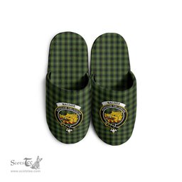 Scottish MacIver Hunting Clan Family Crest Tartan House Slippers