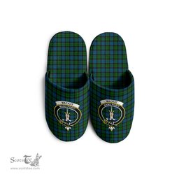 Scottish MacKay Modern Clan Family Crest Tartan House Slippers