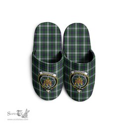 Scottish MacKenzie Dress Clan Family Crest Tartan House Slippers