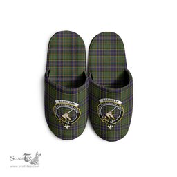 Scottish MacMillan Hunting Modern Clan Family Crest Tartan House Slippers