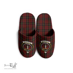 Scottish MacAlister of Skye Clan Family Crest Tartan House Slippers