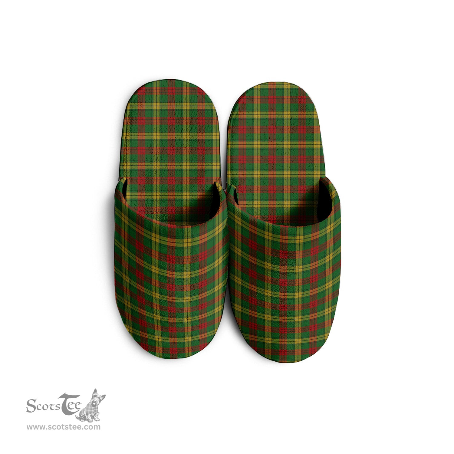 Scottish MacMillan Society of Glasgow Clan Tartan House Slippers