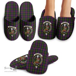Scottish MacLennan Clan Family Crest Tartan House Slippers