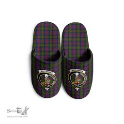 Scottish MacLennan Clan Family Crest Tartan House Slippers