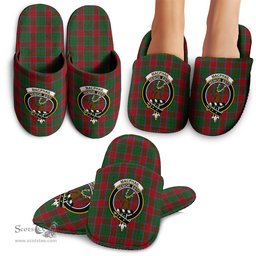 Scottish MacPhail Blue Bands Clan Family Crest Tartan House Slippers