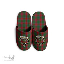 Scottish MacPhail Blue Bands Clan Family Crest Tartan House Slippers