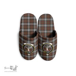 Scottish MacRae Hunting Weathered Clan Family Crest Tartan House Slippers