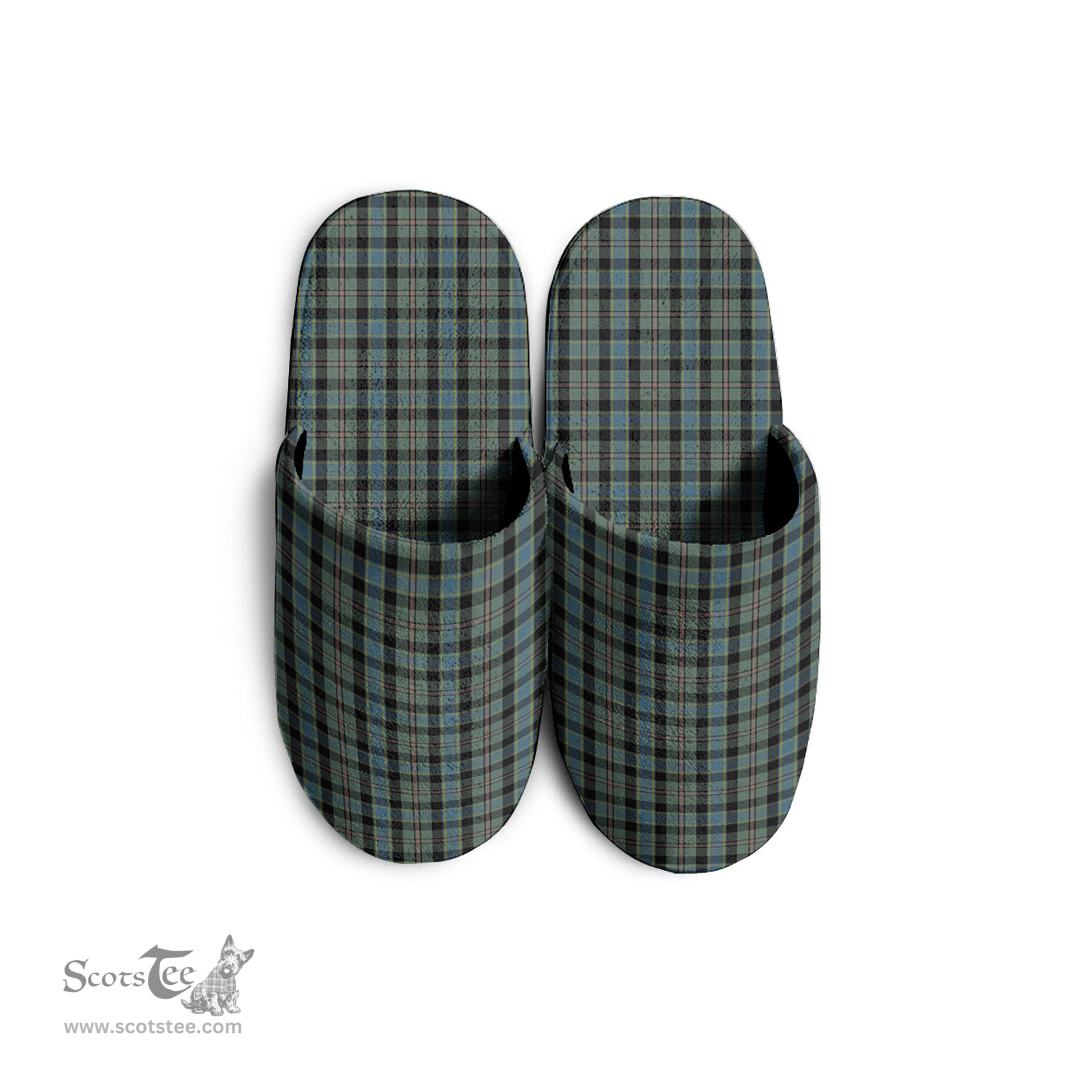 Scottish Ogilvie (Ogilvy) Hunting Clan Tartan House Slippers
