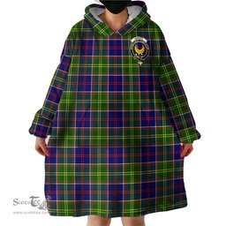 Scottish Arnott Clan Family Crest Tartan Snuggie Hoodie Plaid Wearable Blanket Hoodie