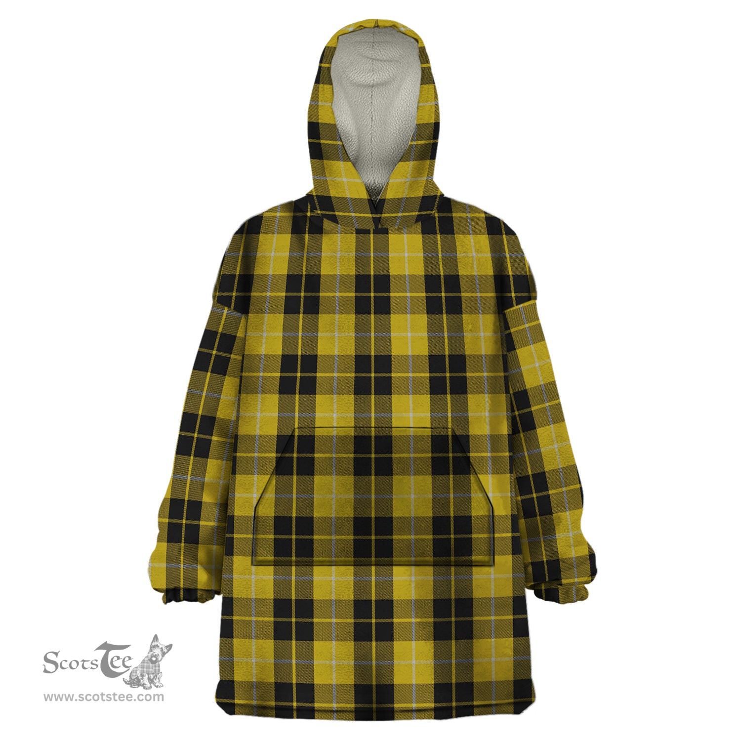 Scottish Barclay Dress Clan Tartan Snuggie Hoodie Plaid Wearable Blanket Hoodie