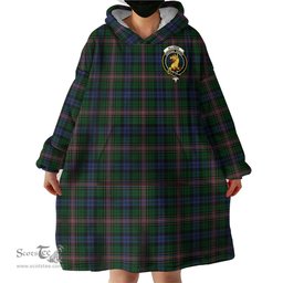 Scottish Allison Clan Family Crest Tartan Snuggie Hoodie Plaid Wearable Blanket Hoodie
