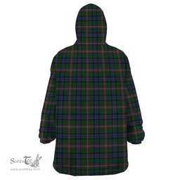 Scottish Allison Clan Tartan Snuggie Hoodie Plaid Wearable Blanket Hoodie