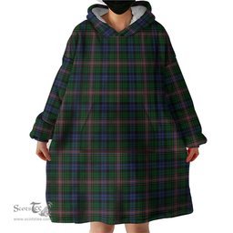 Scottish Allison Clan Tartan Snuggie Hoodie Plaid Wearable Blanket Hoodie