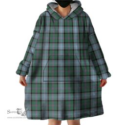 Scottish Alexander of Menstry Hunting Clan Tartan Snuggie Hoodie Plaid Wearable Blanket Hoodie