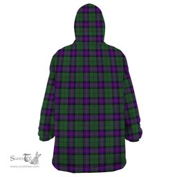 Scottish Armstrong Modern Clan Family Crest Tartan Snuggie Hoodie Plaid Wearable Blanket Hoodie