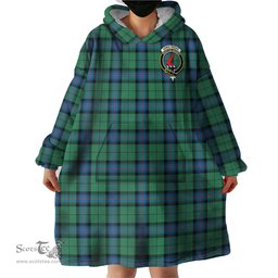 Scottish Armstrong Ancient Clan Family Crest Tartan Snuggie Hoodie Plaid Wearable Blanket Hoodie