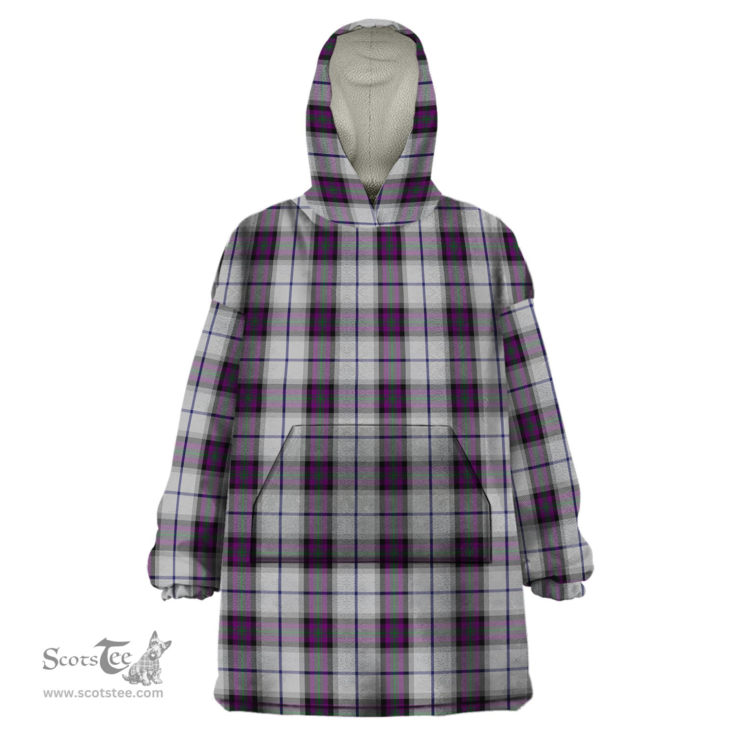 Scottish Alexander of Menstry Dress Clan Tartan Snuggie Hoodie Plaid Wearable Blanket Hoodie