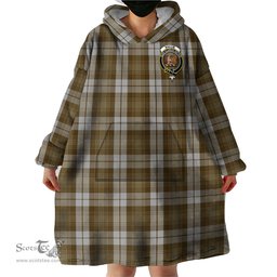 Scottish Baillie Dress Clan Family Crest Tartan Snuggie Hoodie Plaid Wearable Blanket Hoodie