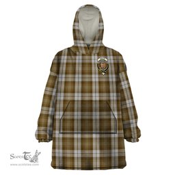 Scottish Baillie Dress Clan Family Crest Tartan Snuggie Hoodie Plaid Wearable Blanket Hoodie