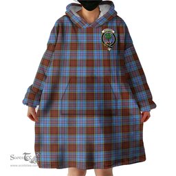 Scottish Anderson Modern Clan Family Crest Tartan Snuggie Hoodie Plaid Wearable Blanket Hoodie