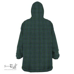 Scottish Arbuthnot Clan Family Crest Tartan Snuggie Hoodie Plaid Wearable Blanket Hoodie