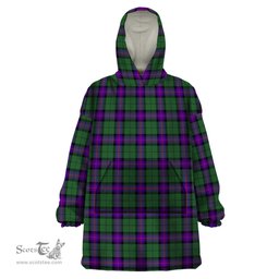 Scottish Armstrong Modern Clan Tartan Snuggie Hoodie Plaid Wearable Blanket Hoodie