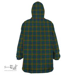 Scottish Aiton Clan Family Crest Tartan Snuggie Hoodie Plaid Wearable Blanket Hoodie