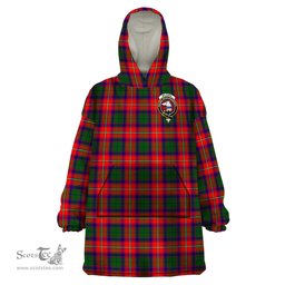 Scottish Belshes Clan Family Crest Tartan Snuggie Hoodie Plaid Wearable Blanket Hoodie
