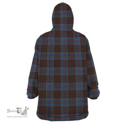 Scottish Anderson Highland Society of London Clan Tartan Snuggie Hoodie Plaid Wearable Blanket Hoodie