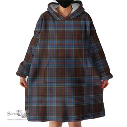 Scottish Anderson Highland Society of London Clan Tartan Snuggie Hoodie Plaid Wearable Blanket Hoodie