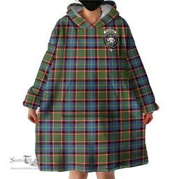 Scottish Aikenhead Clan Family Crest Tartan Snuggie Hoodie Plaid Wearable Blanket Hoodie